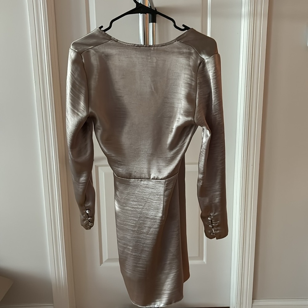 ASOS silk wrap dress - Picture 3 of 3